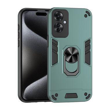 Kryt Magnetic Holder Armor Shockproof na OPPO Reno11 F 5G - Zelená