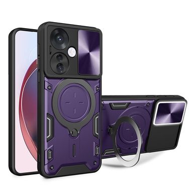 Kryt Magnetic Holder Armor Sliding na OPPO Reno11 F 5G - Fialová