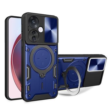 Kryt Magnetic Holder Armor Sliding na OPPO Reno11 F 5G - Modrá