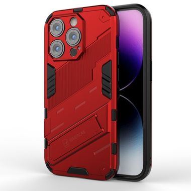 Kryt Punk Armor na iPhone 14 Pro Max - Červená