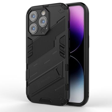 Kryt Punk Armor na iPhone 14 Pro Max - Čierna