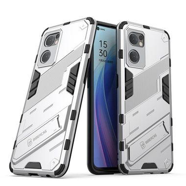 Kryt Punk Armor na Oppo Reno 7 5G - Biela