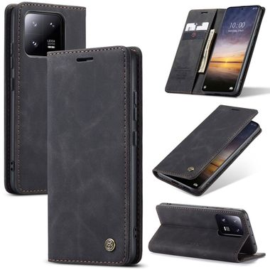 Multifunkčné peňaženkové puzdro CaseMe na Xiaomi 13 Pro - Čierna