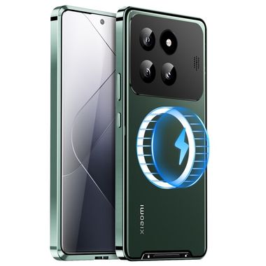 Ochranný kryt metal na Xiaomi 14 Pro - Zelená