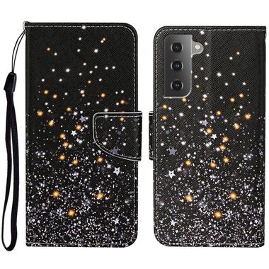 Peňaženkové 3D puzdro DRAWING na Samsung Galaxy S23 Plus 5G – Čierny pentagram