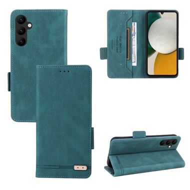 Peňaženkové kožené puzdro CLASP na Samsung Galaxy A34 5G – Zelená