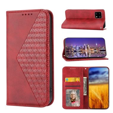Peňaženkové kožené puzdro Cubic na Motorola Moto G13 / G23 / G53 5G - Červená