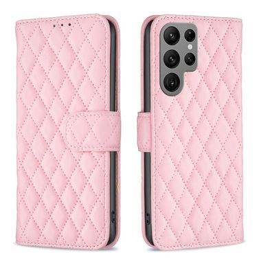 Peňaženkové kožené puzdro Diamond Flip na Samsung Galaxy S24 Ultra 5G - Ružová