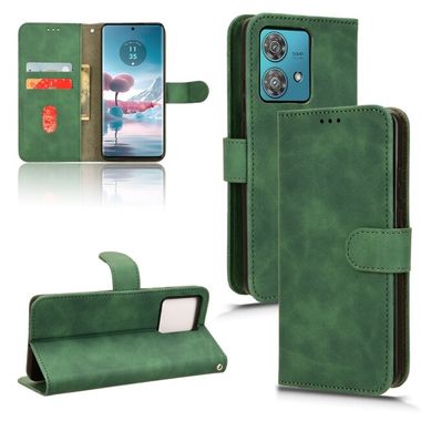 Peňaženkové kožené puzdro Flip Magnetic na Motorola Edge 40 Neo - Zelená