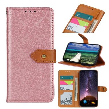 Peňaženkové kožené puzdro Floral na Motorola Moto G72 - Ružová