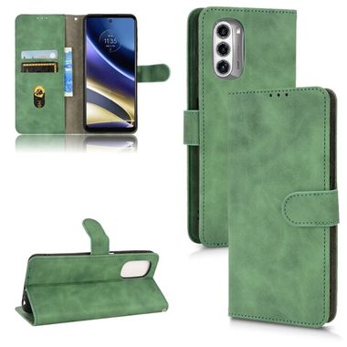 Peňaženkové kožené puzdro JP VERSION na Motorola Moto G52 - Zelená