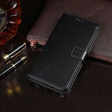 Peňaženkové kožené puzdro na Samsung Galaxy M51 - Čierna