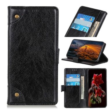 Peňaženkové kožené puzdro Nappa na Samsung Galaxy A73 5G - Čierna