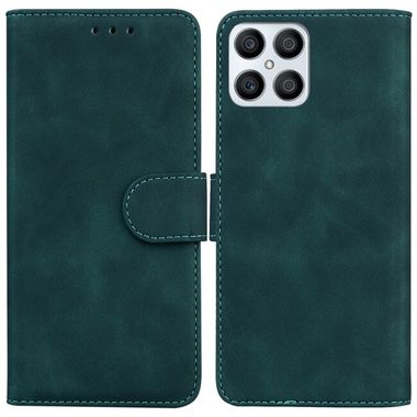 Peňaženkové kožené puzdro PURE na Honor X8 4G – Zelená