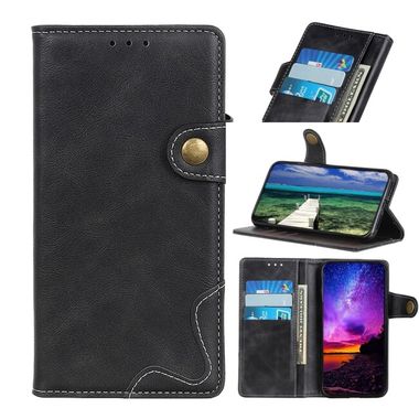 Peňaženkové kožené puzdro S-TYPE na Samsung Galaxy S23 Plus 5G – Čierna