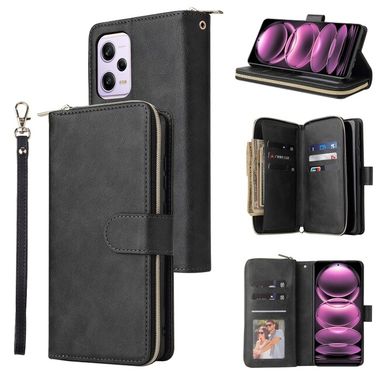 Peňaženkové kožené puzdro Wallet Bag na Xiaomi Redmi Note 12 Pro 5G – Čierna