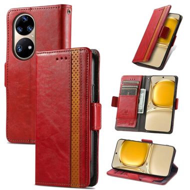 Peňaženkové púzdro CaseNeo na Huawei P50 Pro – Červená