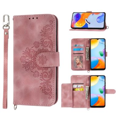 Peňaženkové puzdro Flowers Skin na Xiaomi 13 Pro - Ružová