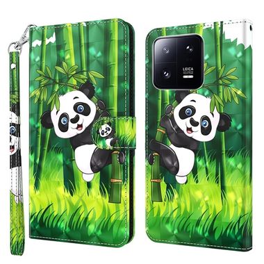 Peňaženkové puzdro Painting na Xiaomi 13 Pro - Bamboo Panda