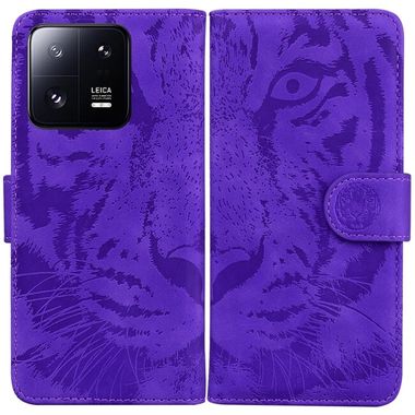 Peňaženkové puzdro Tiger na Xiaomi 13 Pro - Fialová