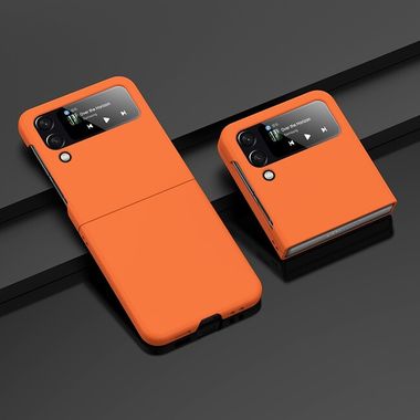 Plastový kryt Skin na Samsung Galaxy Z Flip4 - Oranžová