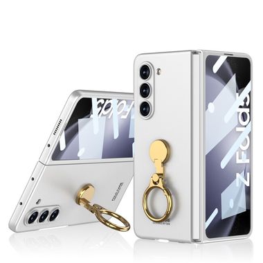 Ring Holder kryt GKK Triaxial na Samsung Galaxy Z Fold5 - Strieborná