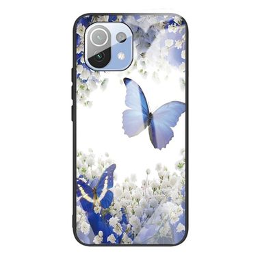 Sklenený kryt COLORFUL na Xiaomi Mi 11 - Flowers and Butterflies
